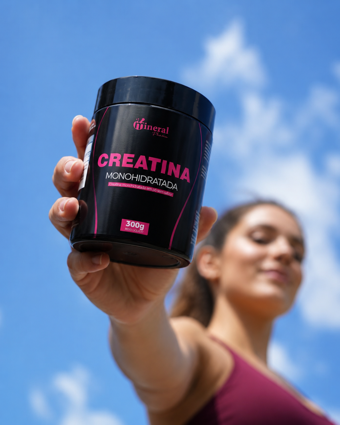 Creatina Mineral Pharma em uma rotina ativa